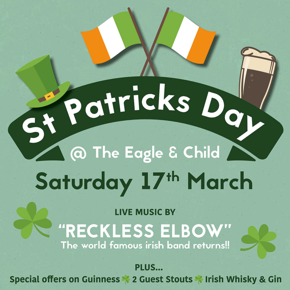 St Patrick’s Day at The Eagle & Child