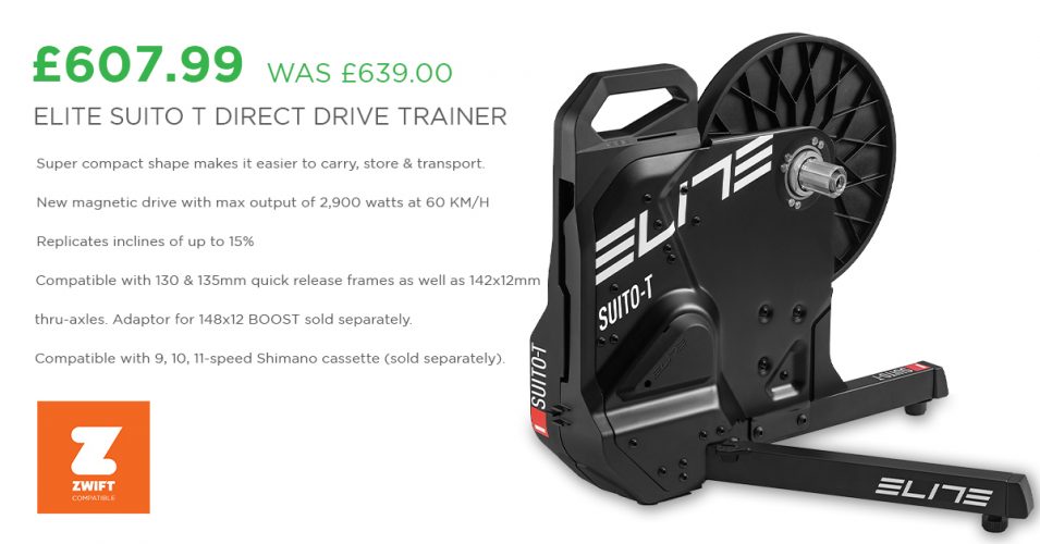 elite suito direct drive smart trainer cassette