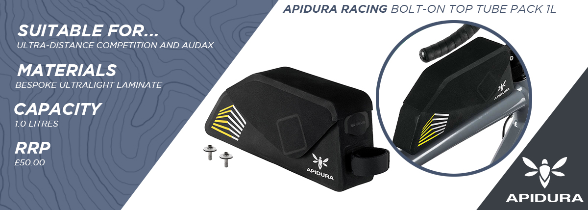 Apidura Racing Bolt On Top Tube Pack 1L