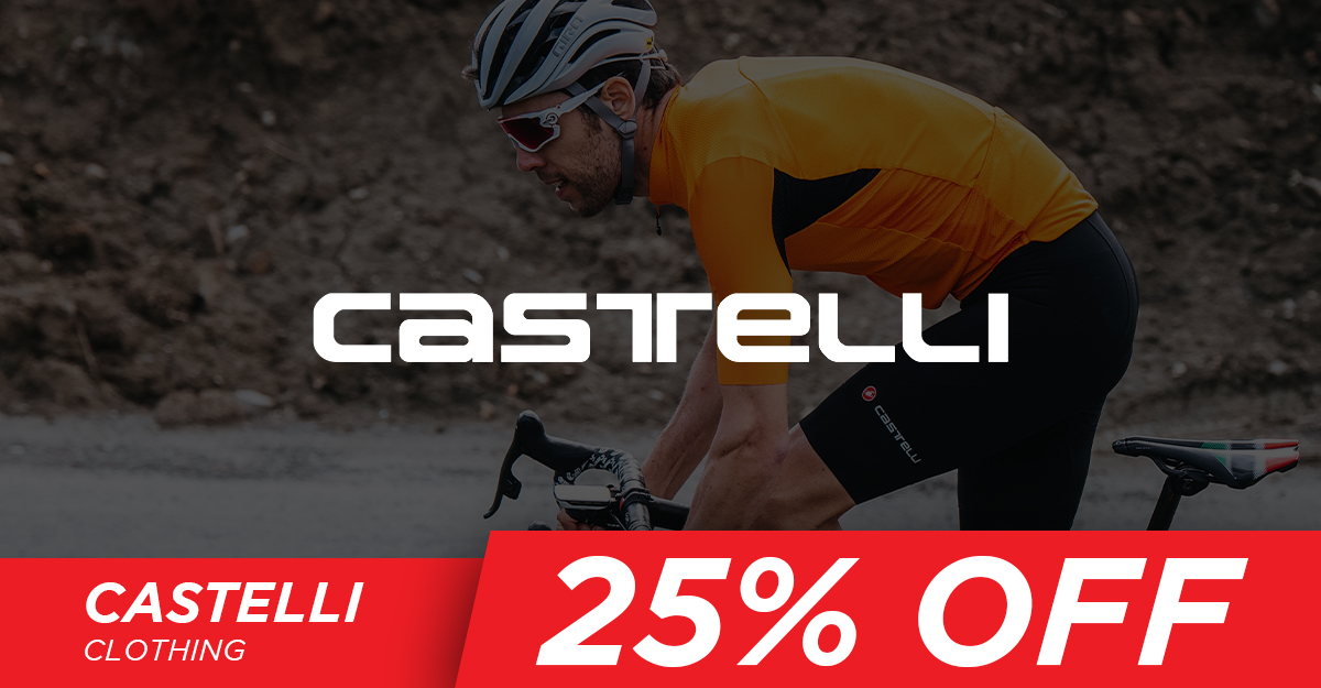25% off Castelli Clothing at Wheelbase
