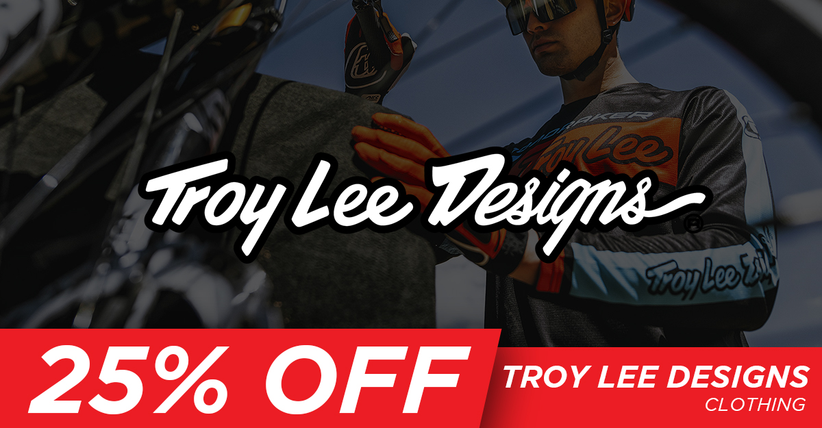 25% off Troy Lee Designs Clothing