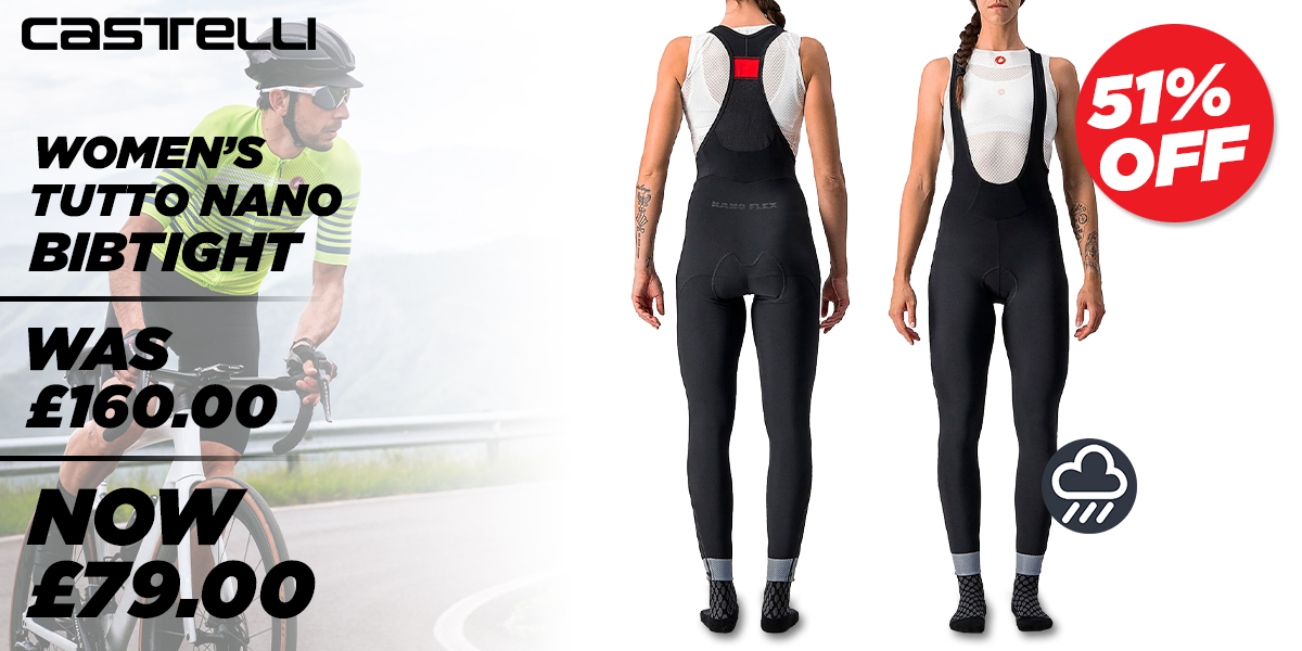Castelli Tutto Nano 3/4 Bib Tights, Black | Bikeinn