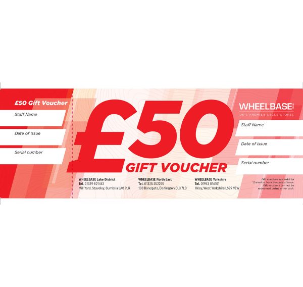 Wheelbase £50 In-Store Gift Voucher
