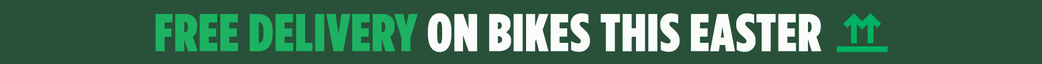 Free Delivery On Bikes This Easter