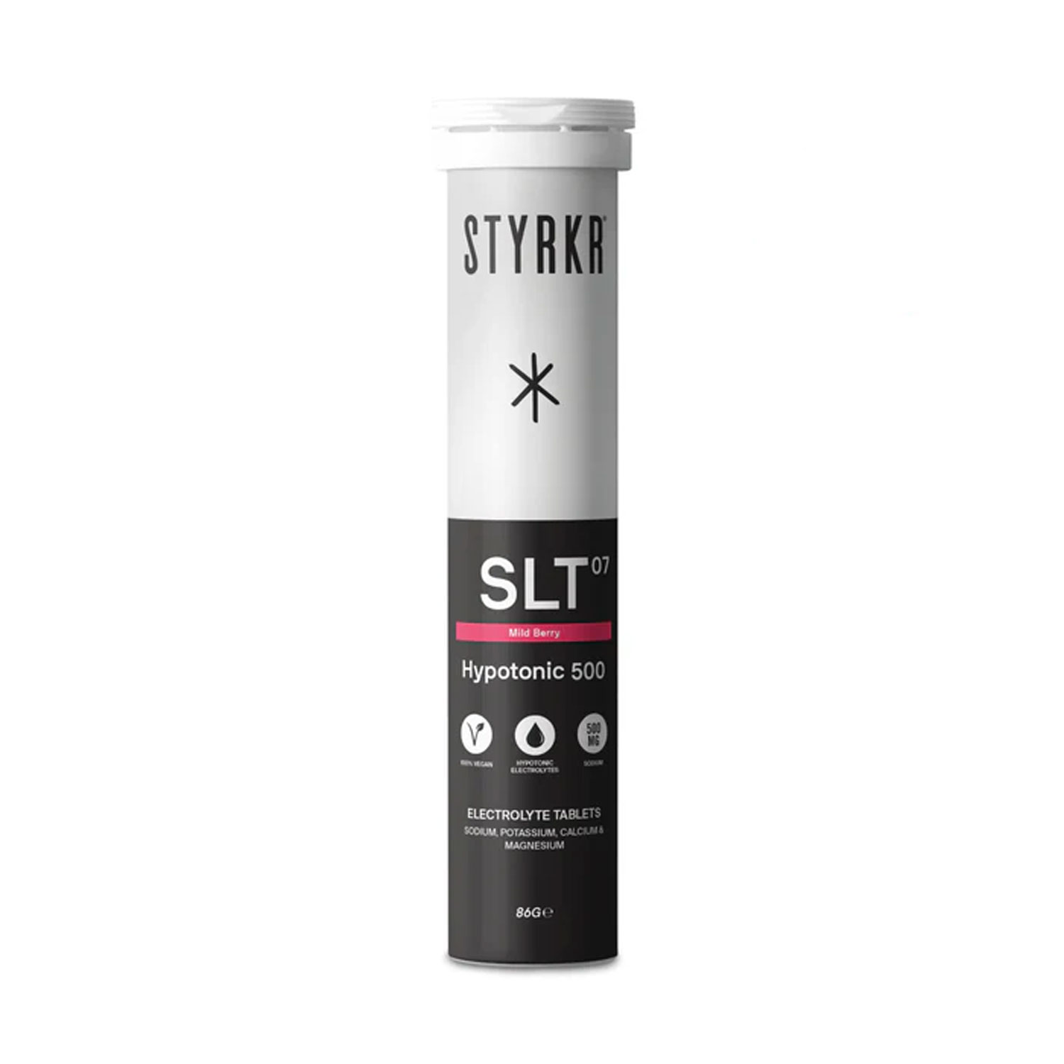 Styrkr STYRKR SLT07 500MG Sodium Hydration Tablet - Berry - 86g, Berry - Wheelbase | Price Match, FREE Postage over £50, Sale Section, Cycle To Work, 0% Finance.