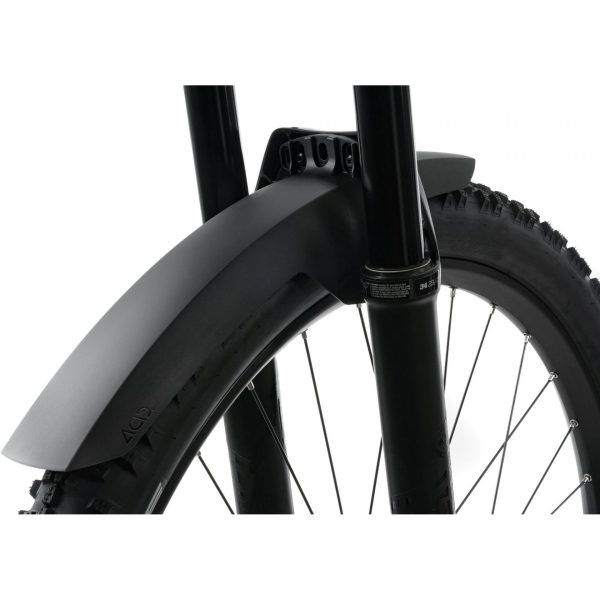 Acid Mudguard Mud Shield Front Long Black