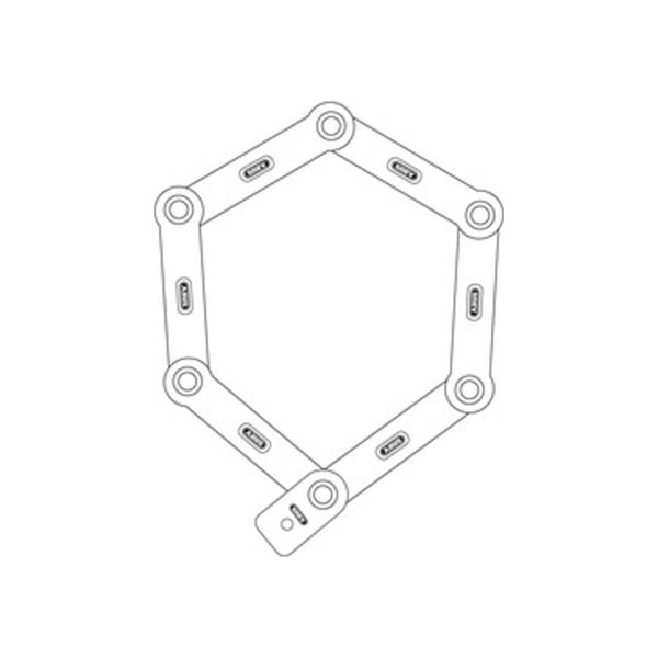 Abus 5700K/100 BK SH BORDO uGrip BIG