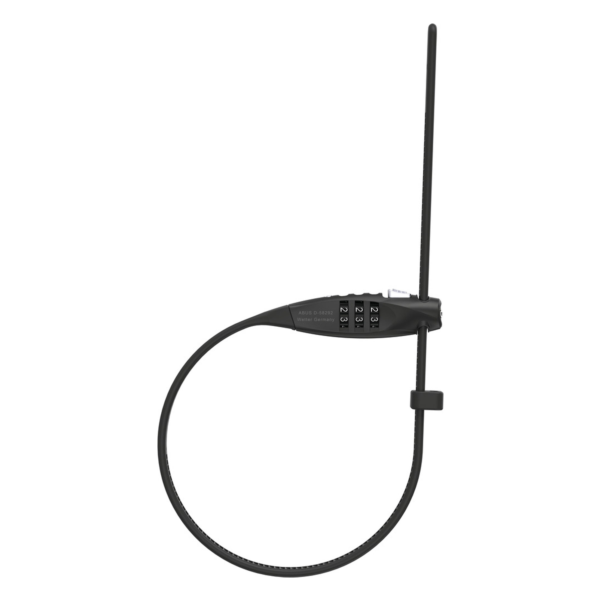 Abus CombiFlex TravelGuard 45cm - One Size, Black - Wheelbase | Price Match, FREE Postage over £50, Sale Section, Cycle To Work, 0% Finance.