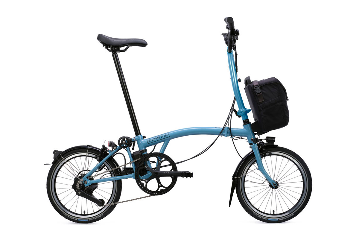 Brompton Electric C Line - 4-speed - 2026 - Electric Bike - Mid Bar - Blue - Wheelbase | Price Match, FREE Postage over £50, Sale Section, Cycle To Work, 0% Finance.