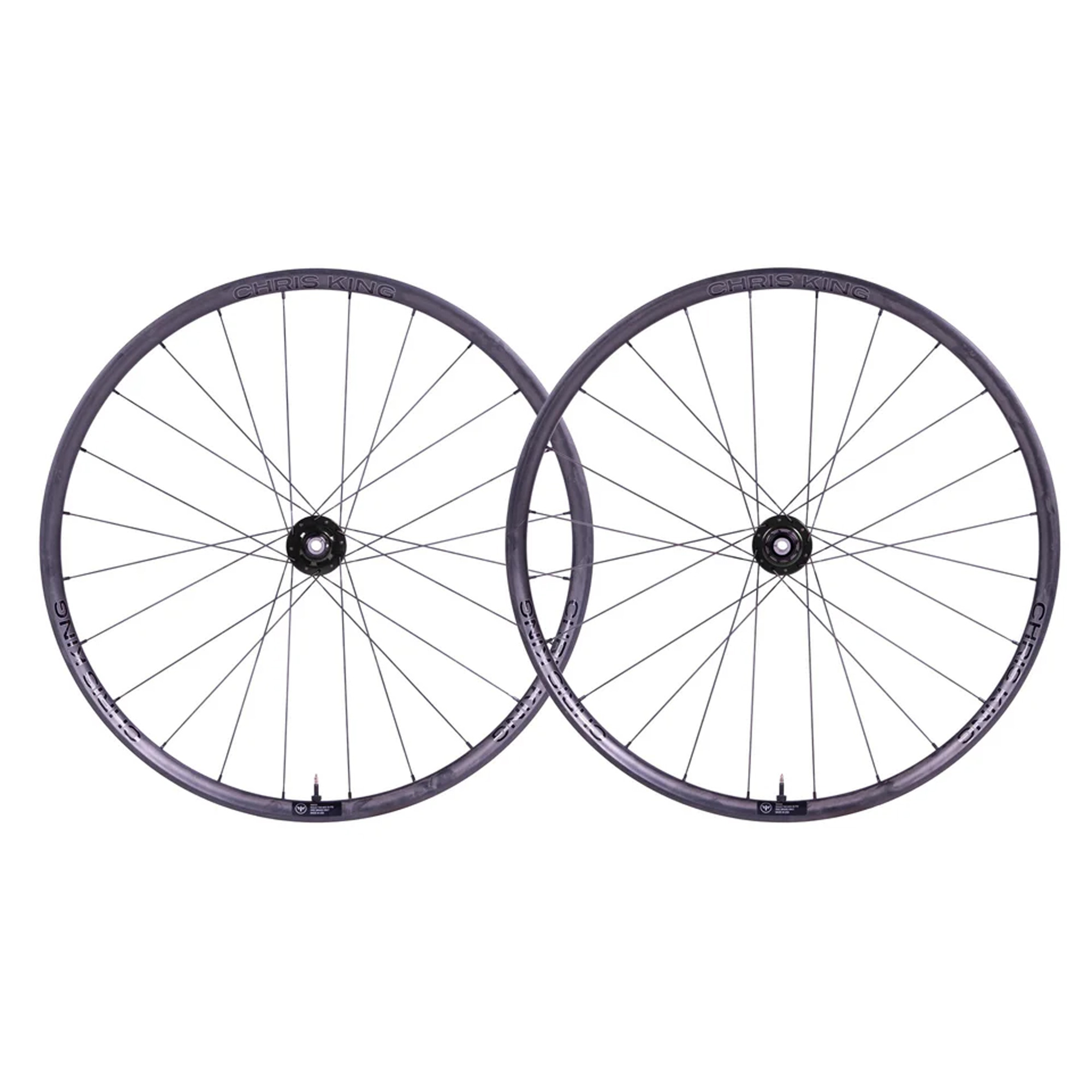 Chris King GRD23 R45D CL Wheelset | Sram | Black Hub