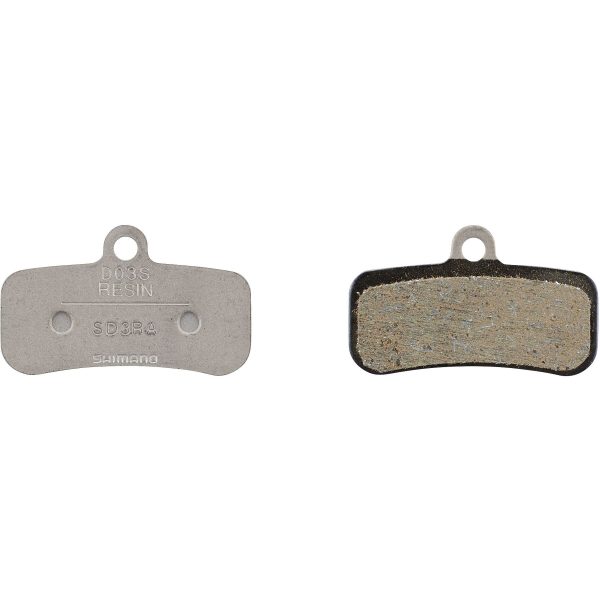 Shimano D03S disc pads & spring, steel back, resin