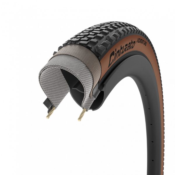 Cinturato Adventure Tan / 700x40c / Pro Compound Gravel / Tubeless Ready / TechWALL Gravel