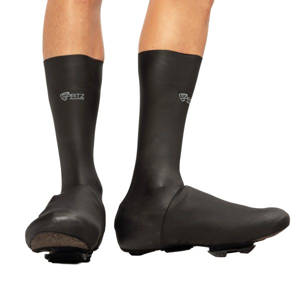 SPATZ AQUASOKZ LONG SHOE COVERS : BLACK : L/XL