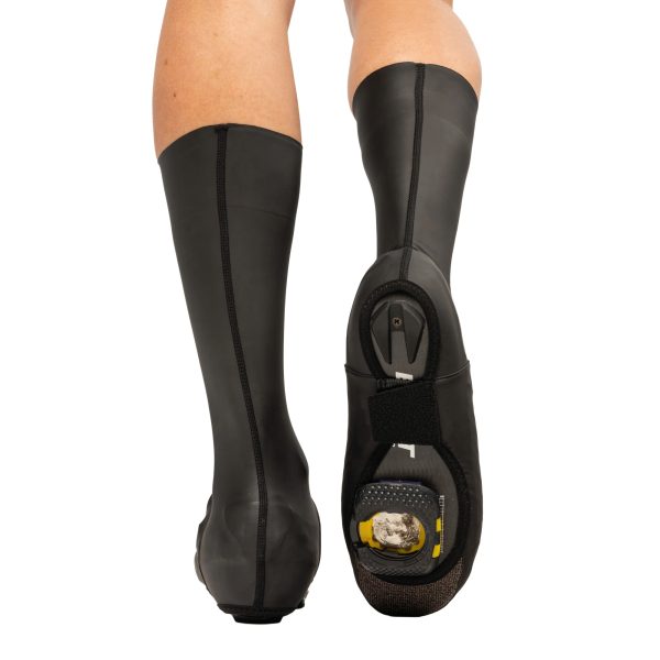 SPATZ AQUASOKZ LONG SHOE COVERS : BLACK : L/XL