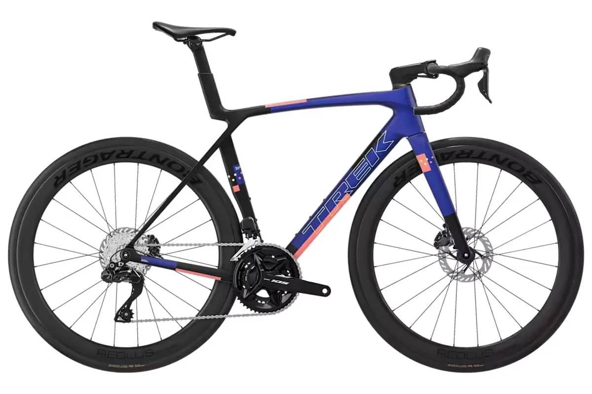 Trek Madone SL 6 Gen 8 2027 - M, Matte Cobalt Blue/Trek Black/Living Coral - Wheelbase | Price Match, FREE Postage over £50, Sale Section, Cycle To Work, 0% Finance.