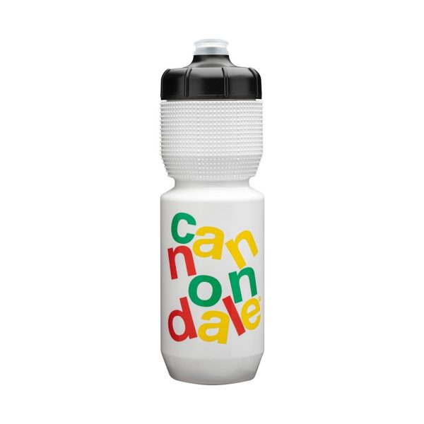 Cannondale Gripper Stacked Bottle - White - 750ml