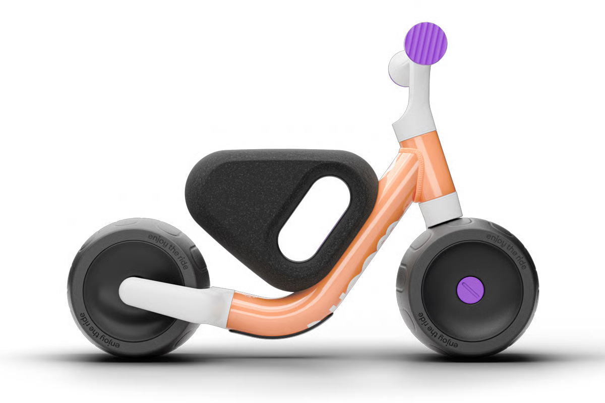 Woom WOW Self Balance Bike - One Size, Pop Peach - Wheelbase | Price Match, FREE Postage over £50, Sale Section, Cycle To Work, 0% Finance.