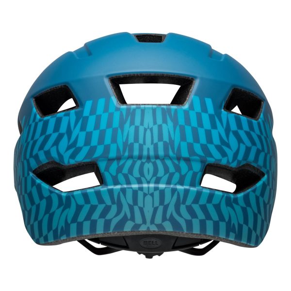 Bell Sidetrack Child Helmet : Wavy Checks Matte Blue Unisize 47-54cm