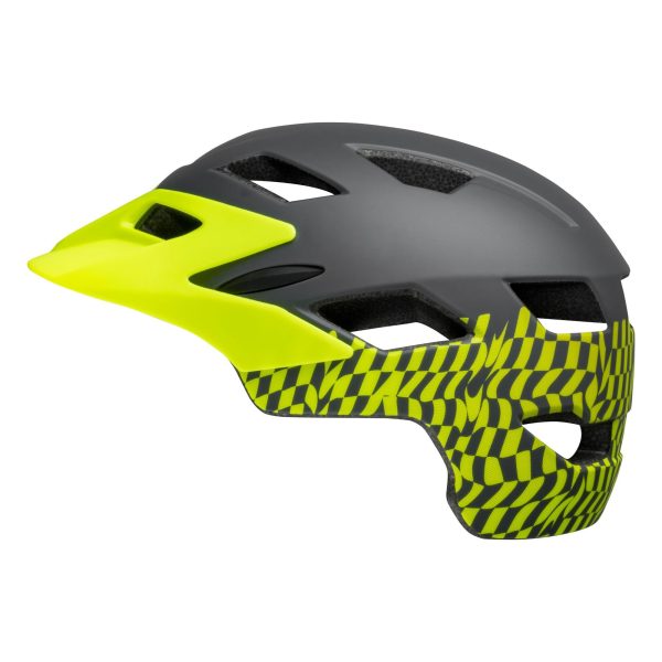Bell Sidetrack Child Helmet : Wavy Checks Matte Retina Sear Unisize 47-54cm