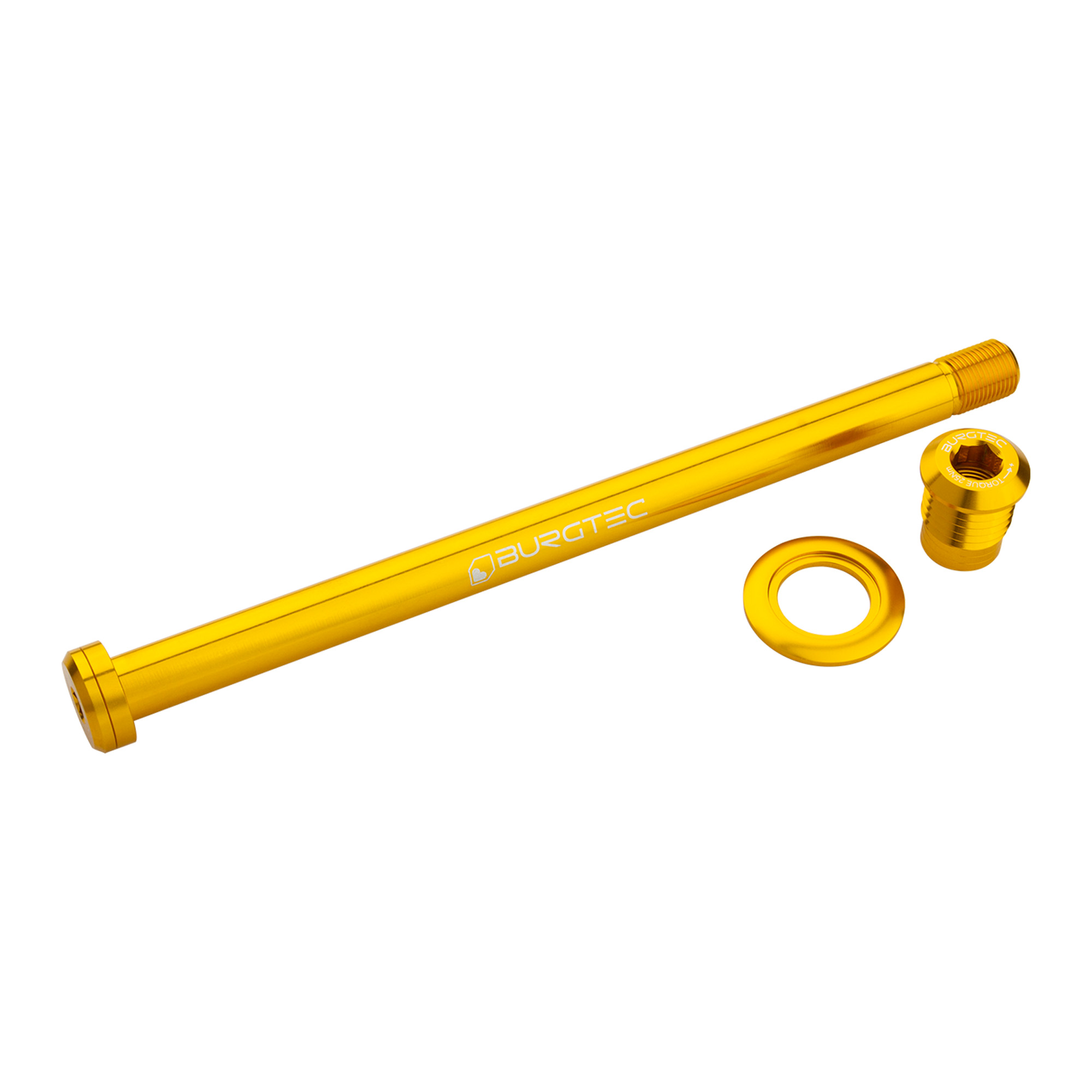 Burgtec Trek 184.5mm Rear Axle - 184.5mm, Bullion Gold - Wheelbase | Price Match, FREE Postage over £50, Sale Section, Cycle To Work, 0% Finance.