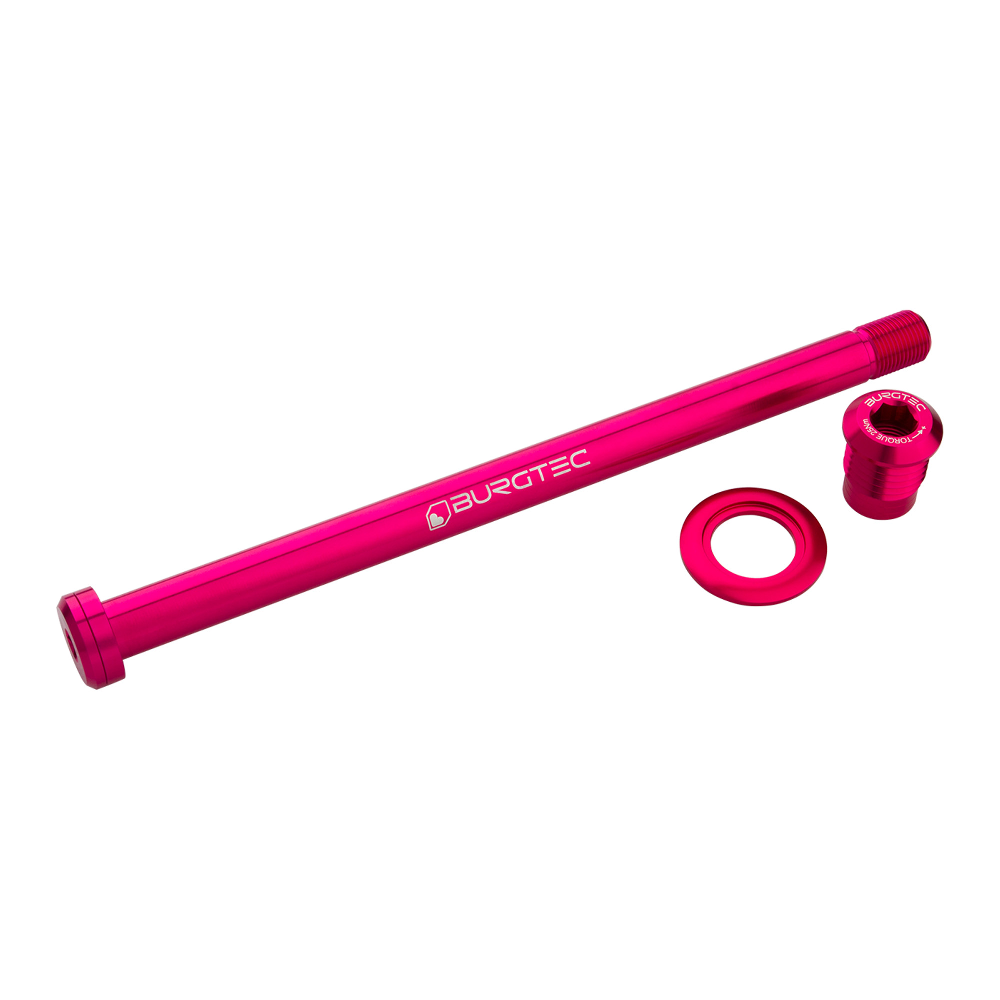 Burgtec Trek 184.5mm Rear Axle - 184.5mm, Toxic Barbie Pink - Wheelbase | Price Match, FREE Postage over £50, Sale Section, Cycle To Work, 0% Finance.