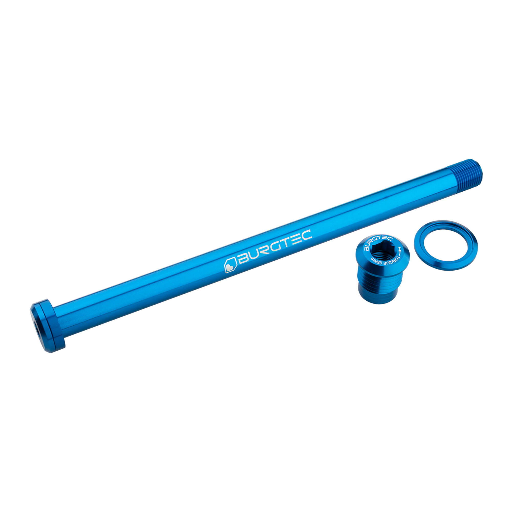 Burgtec Rear Axle - 180mm x 12mm - 1.0mm Pitch - 1mm Pitch, Deep Blue - Wheelbase | Price Match, FREE Postage over £50, Sale Section, Cycle To Work, 0% Finance.