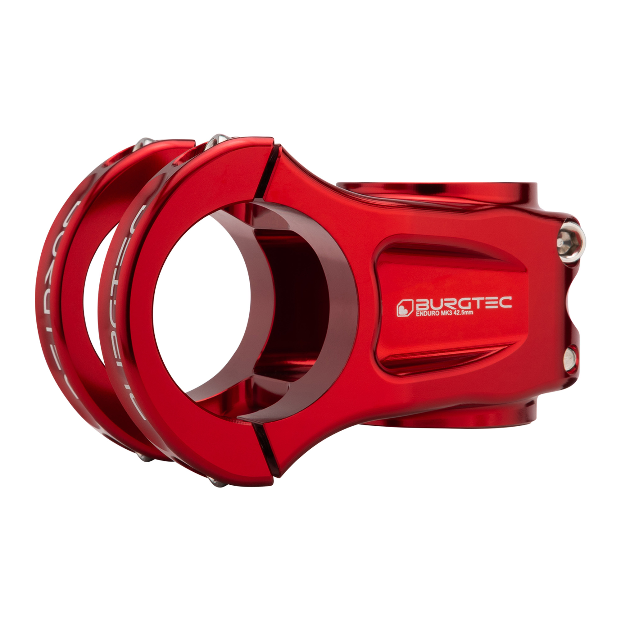 Burgtec Enduro MK3 Stem - 35mm Clamp - 42.5mm, Race Red - Wheelbase | Price Match, FREE Postage over £50, Sale Section, Cycle To Work, 0% Finance.