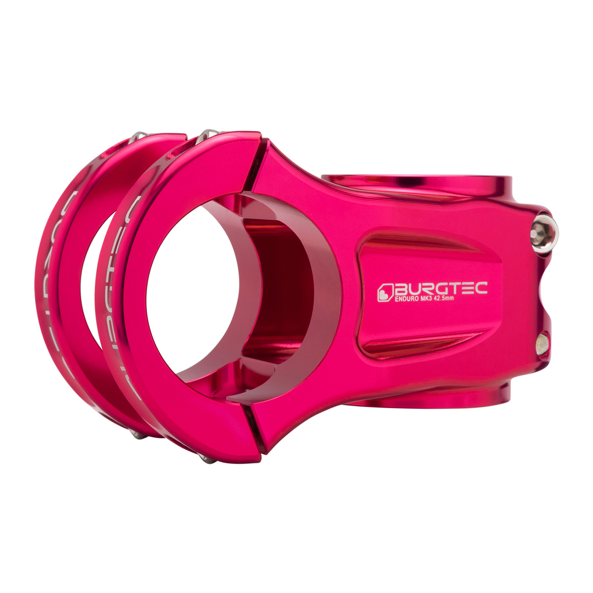 Burgtec Enduro MK3 Stem - 35mm Clamp - 42.5mm Reach x 35mm Clamp, Pink - Wheelbase | Price Match, FREE Postage over £50, Sale Section, Cycle To Work, 0% Finance.