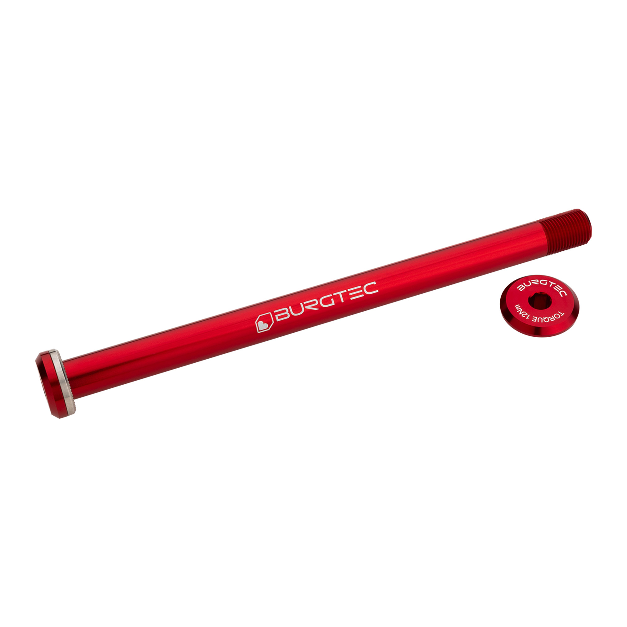 Burgtec Santa Cruz Rear Axle - 168.5mm - 168.5mm, Race Red - Wheelbase | Price Match, FREE Postage over £50, Sale Section, Cycle To Work, 0% Finance.