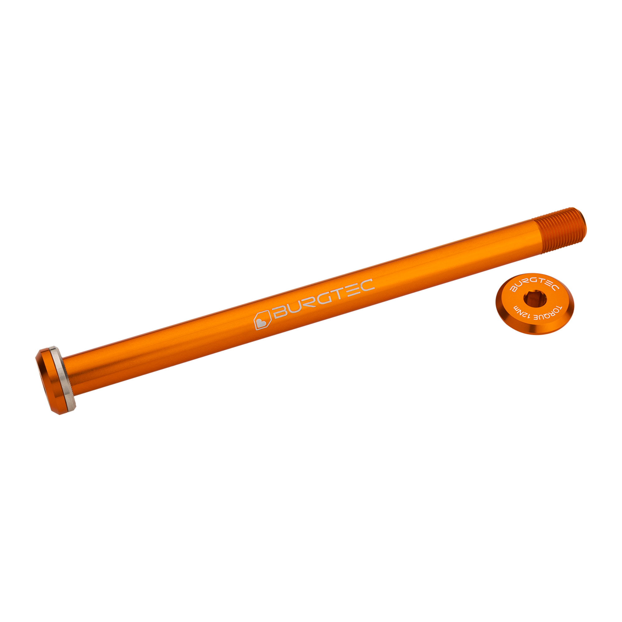 Burgtec Santa Cruz Rear Axle - 168.5mm - 168.5mm, Iron Bro Orange - Wheelbase | Price Match, FREE Postage over £50, Sale Section, Cycle To Work, 0% Finance.
