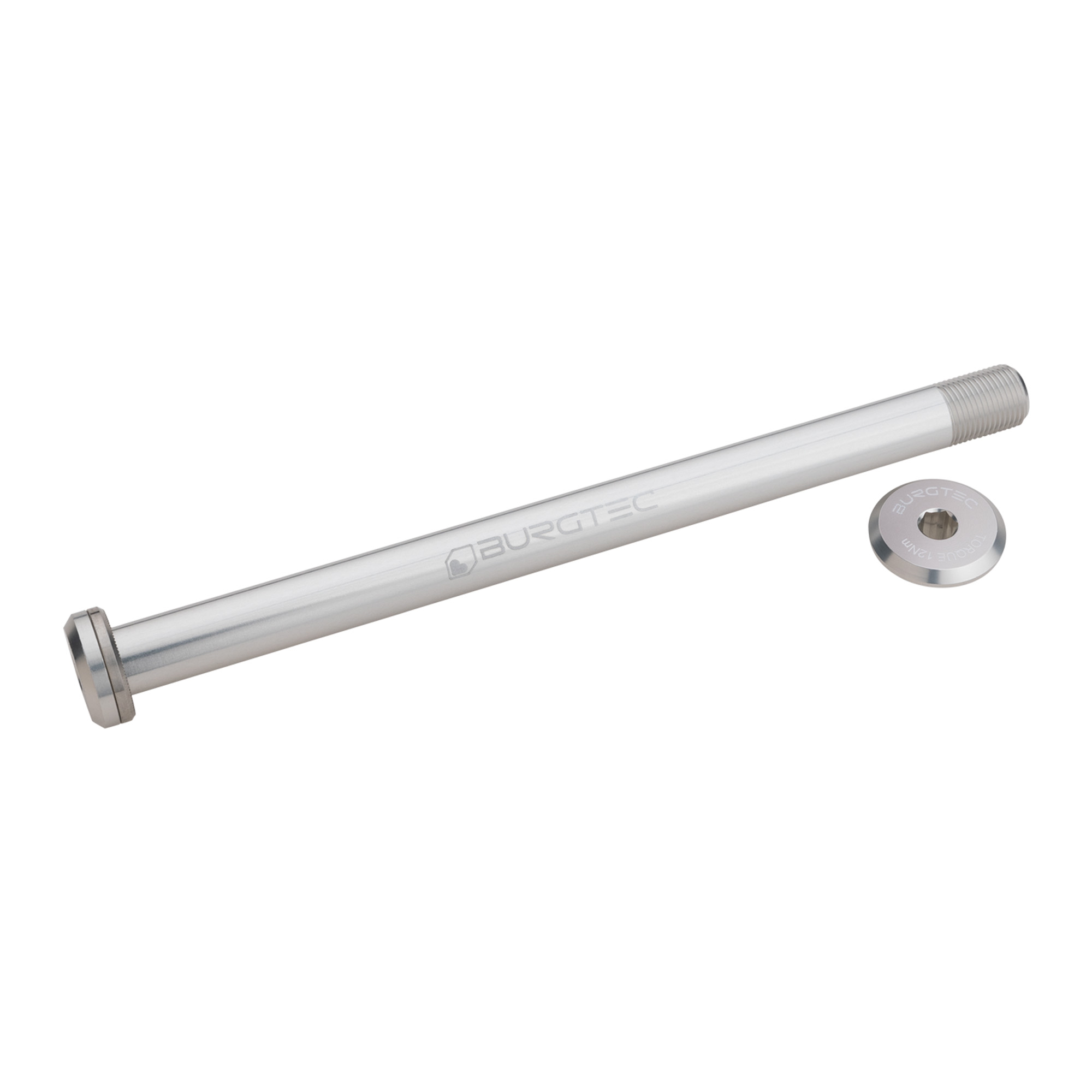 Burgtec Santa Cruz Rear Axle - 168.5mm - 168.5mm, Rhodium Silver - Wheelbase | Price Match, FREE Postage over £50, Sale Section, Cycle To Work, 0% Finance.