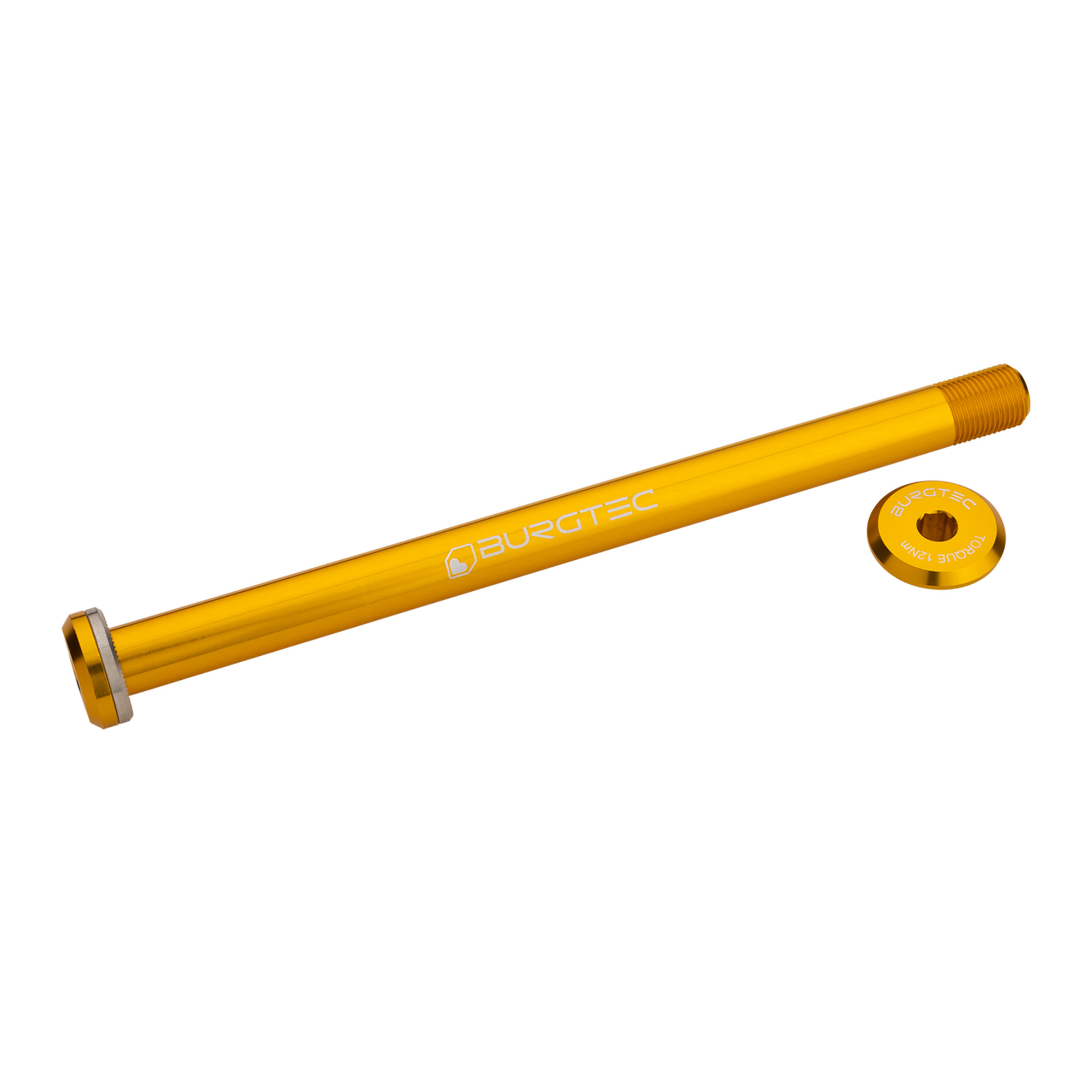 Burgtec Santa Cruz Rear Axle - 168.5mm - 168.5mm, Bullion Gold - Wheelbase | Price Match, FREE Postage over £50, Sale Section, Cycle To Work, 0% Finance.