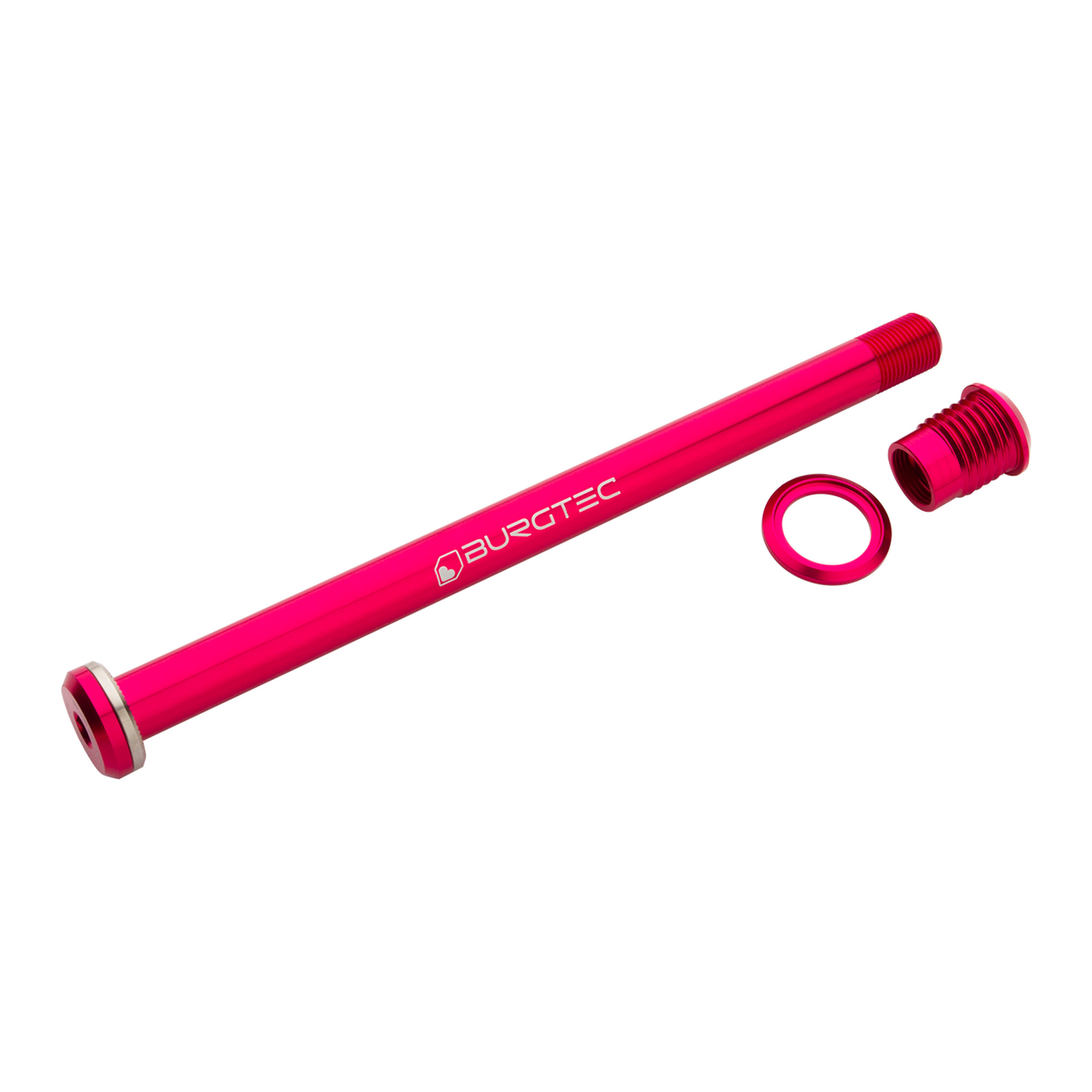 Burgtec Santa Cruz Rear Axle - 173.7mm - 173.7mm, Toxic Barbie Pink - Wheelbase | Price Match, FREE Postage over £50, Sale Section, Cycle To Work, 0% Finance.