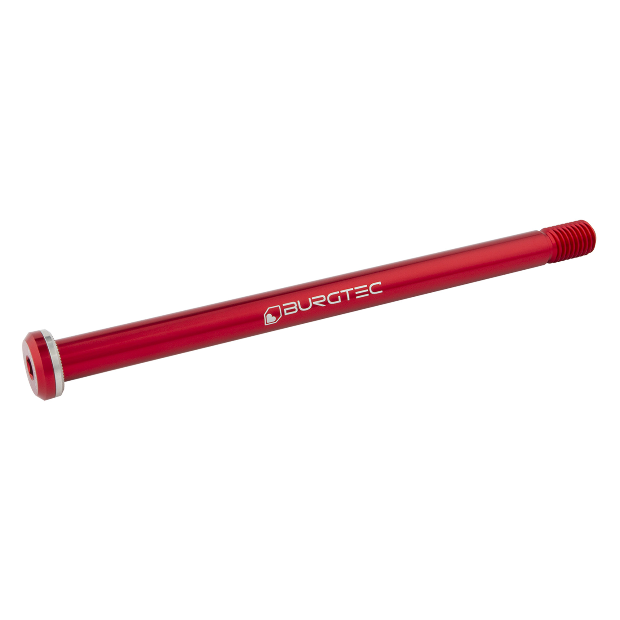 Burgtec Rear Axle - 180mm x 12mm - 1.0mm Pitch - 1.75mm Pitch, Race Red - Wheelbase | Price Match, FREE Postage over £50, Sale Section, Cycle To Work, 0% Finance.