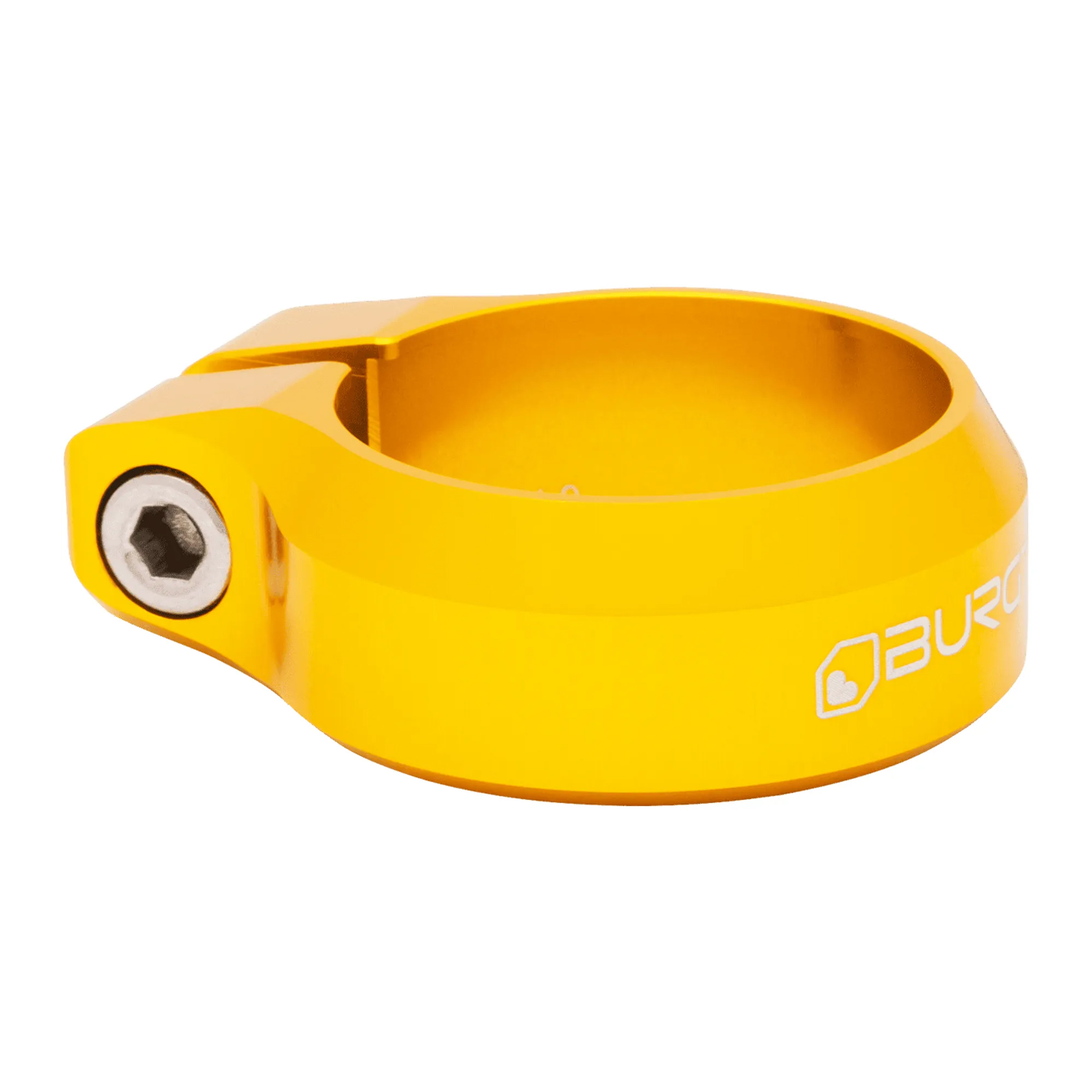 Burgtec Seat Clamp - 34.9mm, Gold - Wheelbase | Price Match, FREE Postage over £50, Sale Section, Cycle To Work, 0% Finance.
