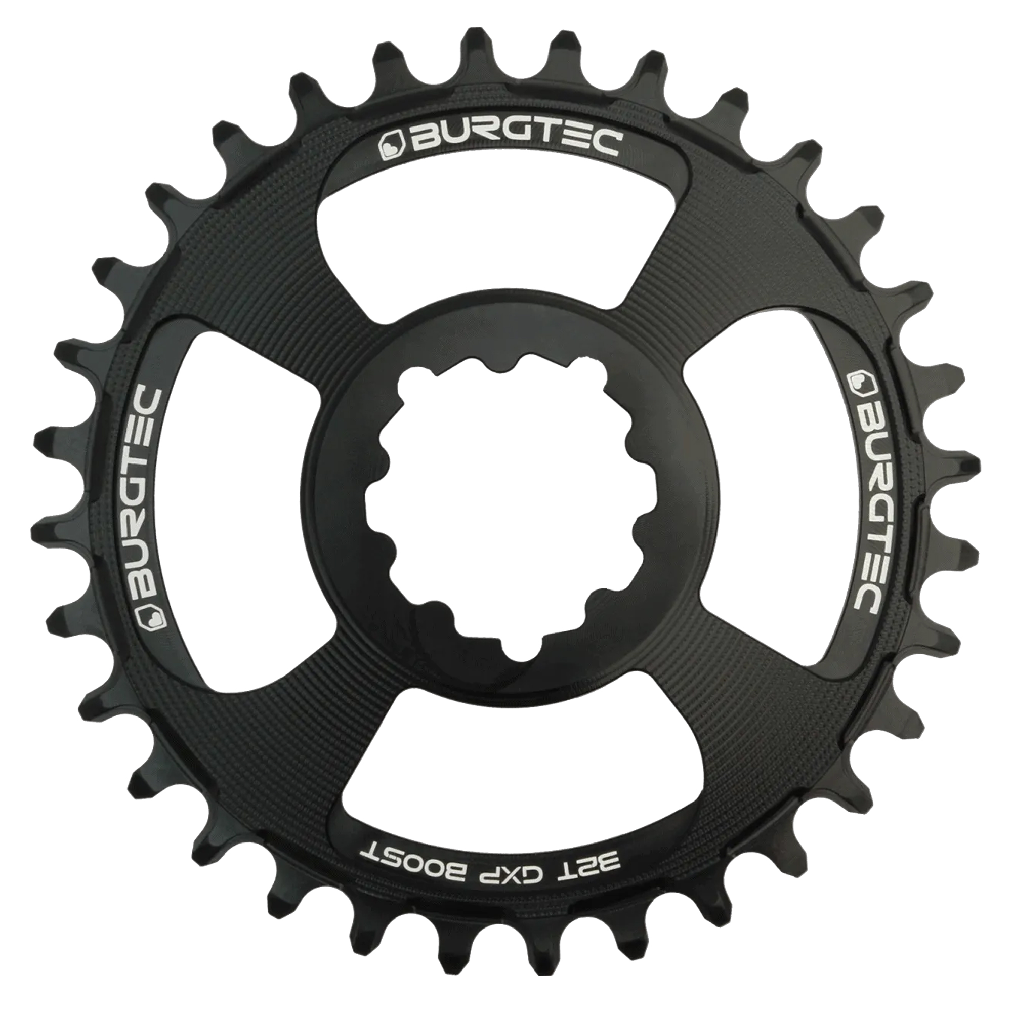 Burgtec GXP BOOST 3mm Offset Thick Thin Chainring - 30T, Burgtec Black - Wheelbase | Price Match, FREE Postage over £50, Sale Section, Cycle To Work, 0% Finance.