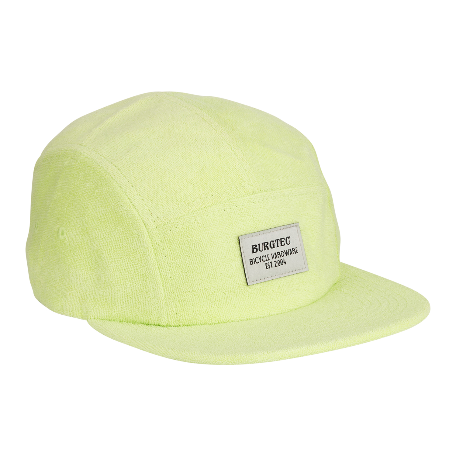 Burgtec Arcade Five Panel Cap - One Size, Limeade - Wheelbase | Price Match, FREE Postage over £50, Sale Section, Cycle To Work, 0% Finance.