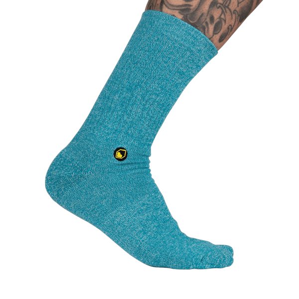 Burgtec Everyday Crew Sock Large - Tempo Teal