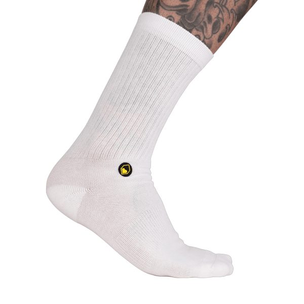 Burgtec Everyday Crew Sock Large - White