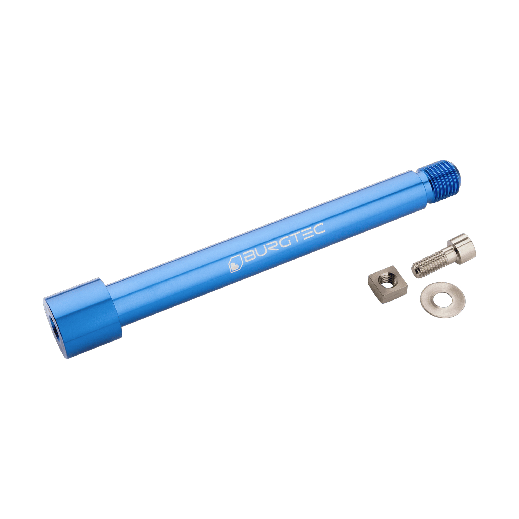 Burgtec Fox KaboltX Fork Axle - One Size, Deep Blue - Wheelbase | Price Match, FREE Postage over £50, Sale Section, Cycle To Work, 0% Finance.