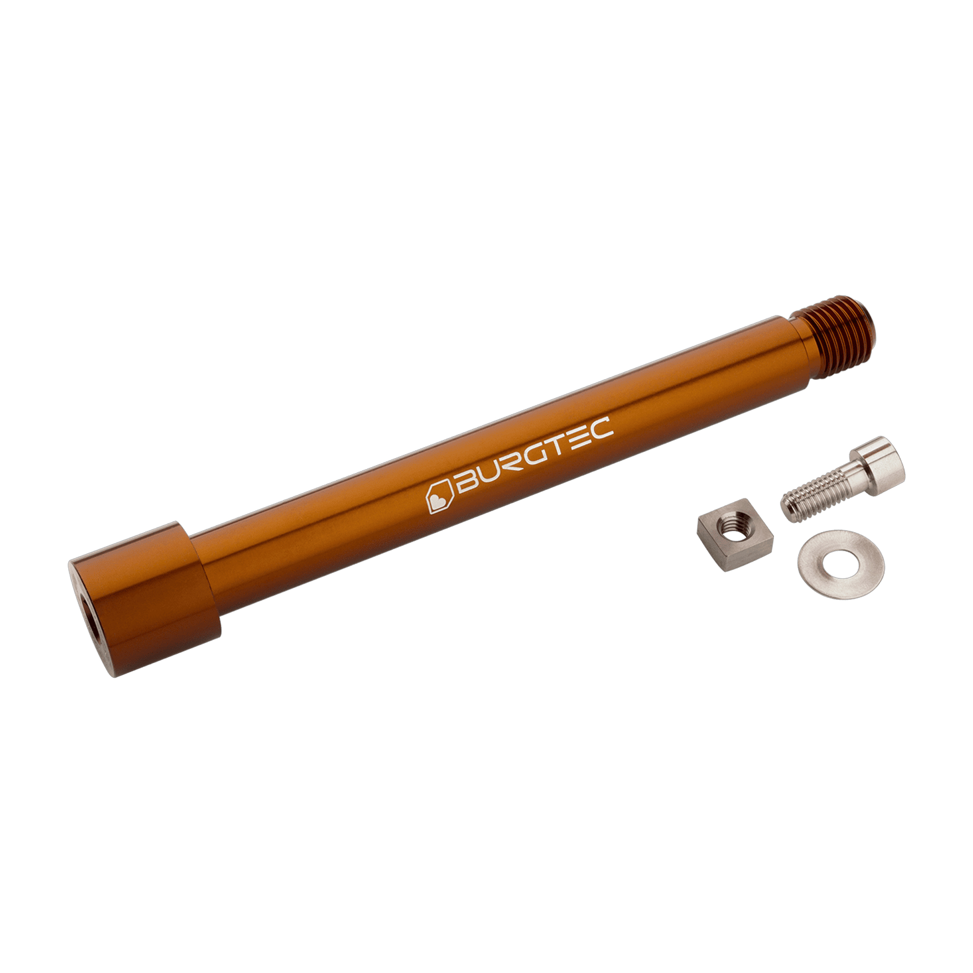 Burgtec Fox KaboltX Fork Axle - One Size, Kash Bronze - Wheelbase | Price Match, FREE Postage over £50, Sale Section, Cycle To Work, 0% Finance.