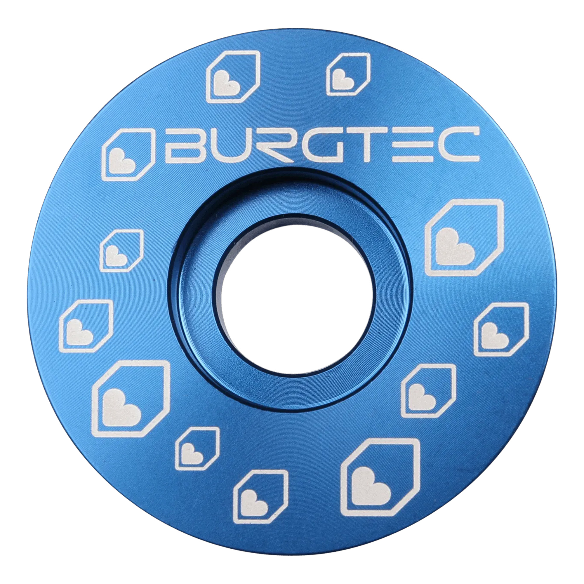 Burgtec Top Cap - One Size, Blue - Wheelbase | Price Match, FREE Postage over £50, Sale Section, Cycle To Work, 0% Finance.