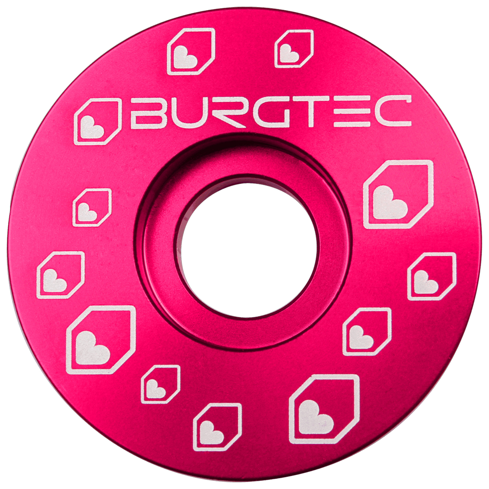 Burgtec Top Cap - One Size, Pink - Wheelbase | Price Match, FREE Postage over £50, Sale Section, Cycle To Work, 0% Finance.