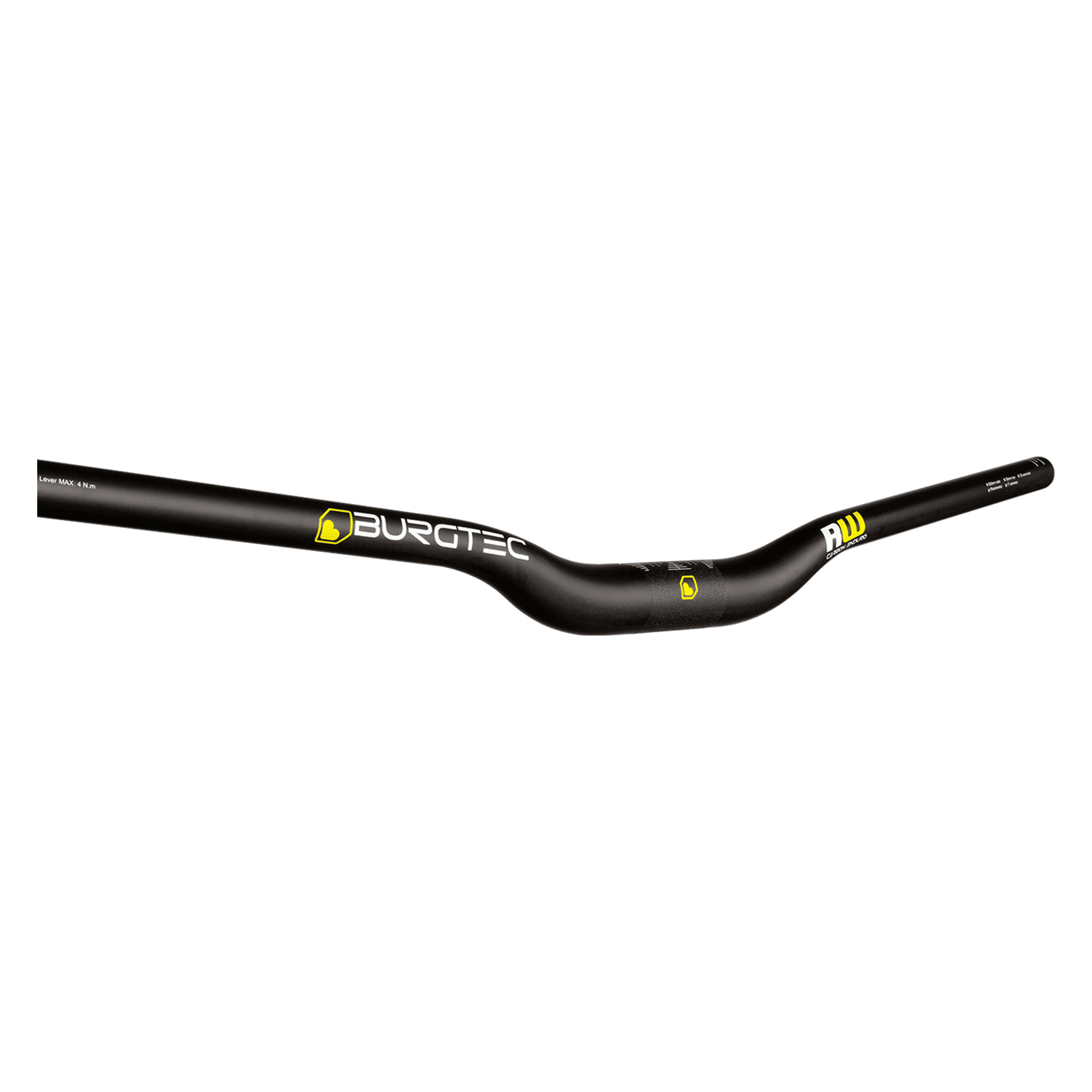 Burgtec RideWide Carbon Enduro Handlebar - 35mm Clamp - 30mm Rise, Black - Wheelbase | Price Match, FREE Postage over £50, Sale Section, Cycle To Work, 0% Finance.