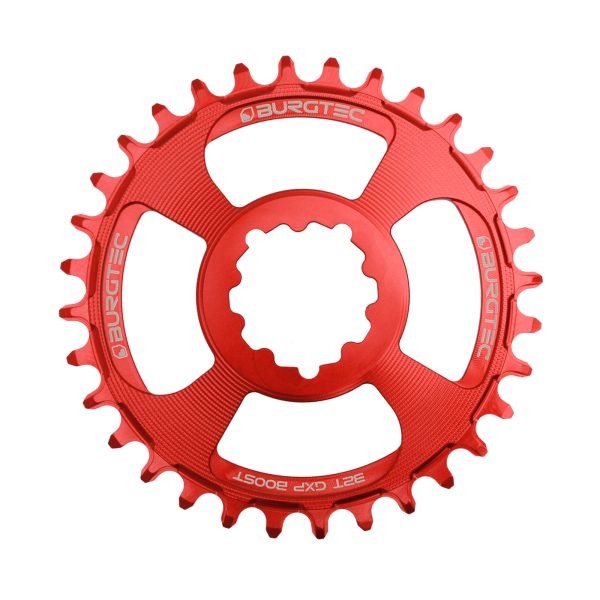 Burgtec Gxp Boost 3mm Offset Thick Thin Chainring : 32T : Race Red