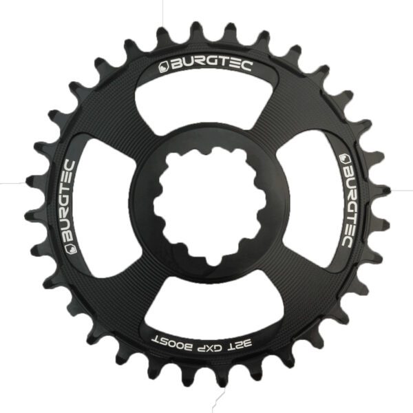 Burgtec-GXP-Boost-Offset-Black-Chainring