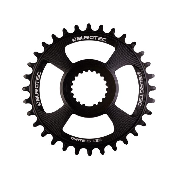 Burgtec Shimano Direct Mount Thick Thin Chainring : 30T : Burgtec Black