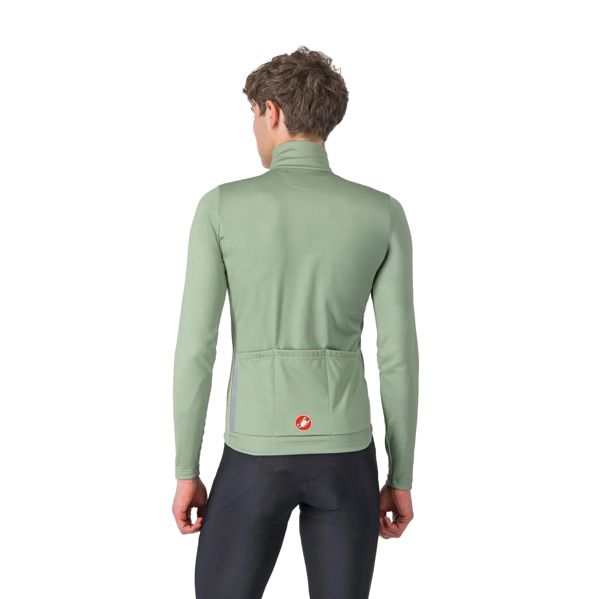 Castelli_Entrata_Thermal_LS_Jersey_Green_Pepper_2