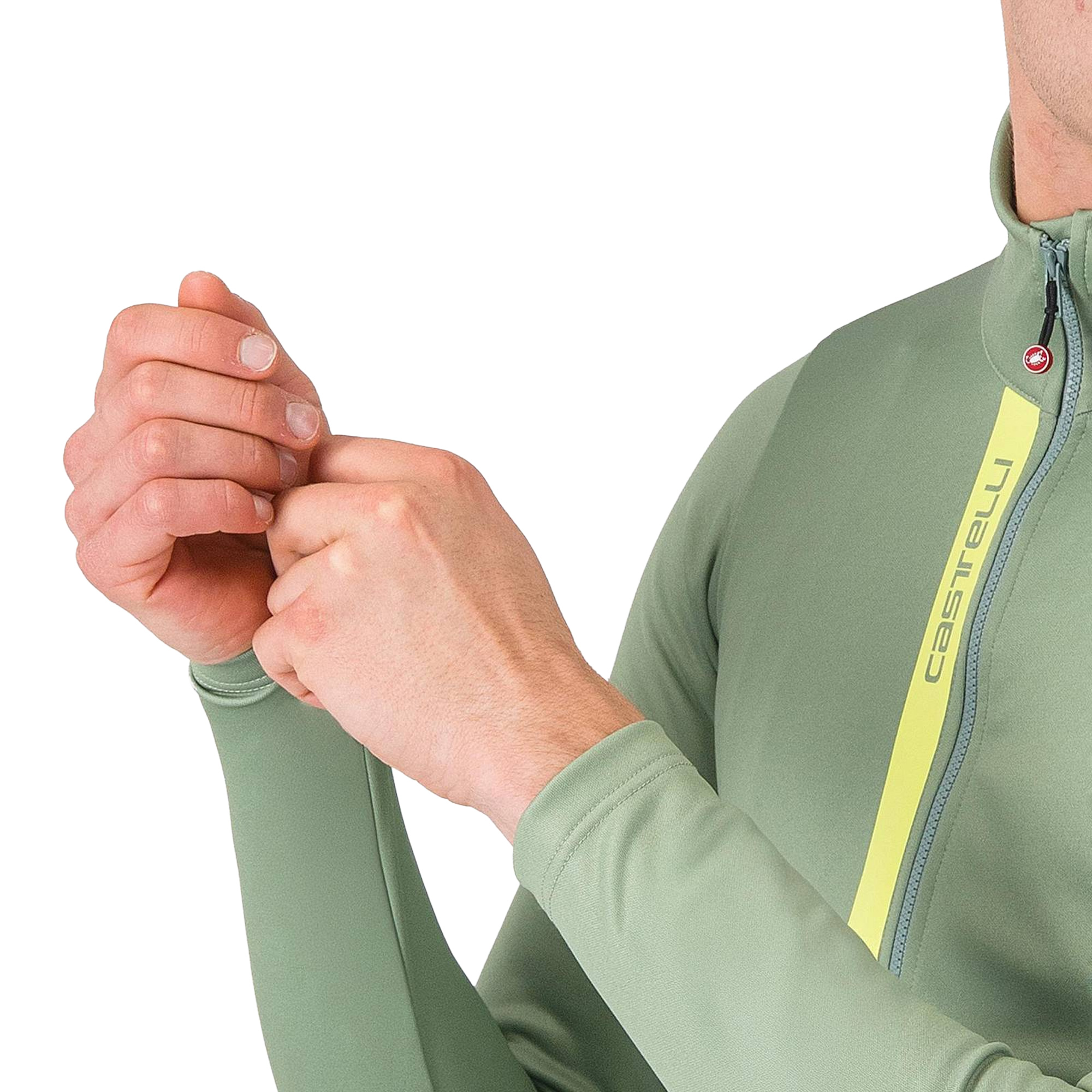 Castelli_Entrata_Thermal_LS_Jersey_Green_Pepper_4