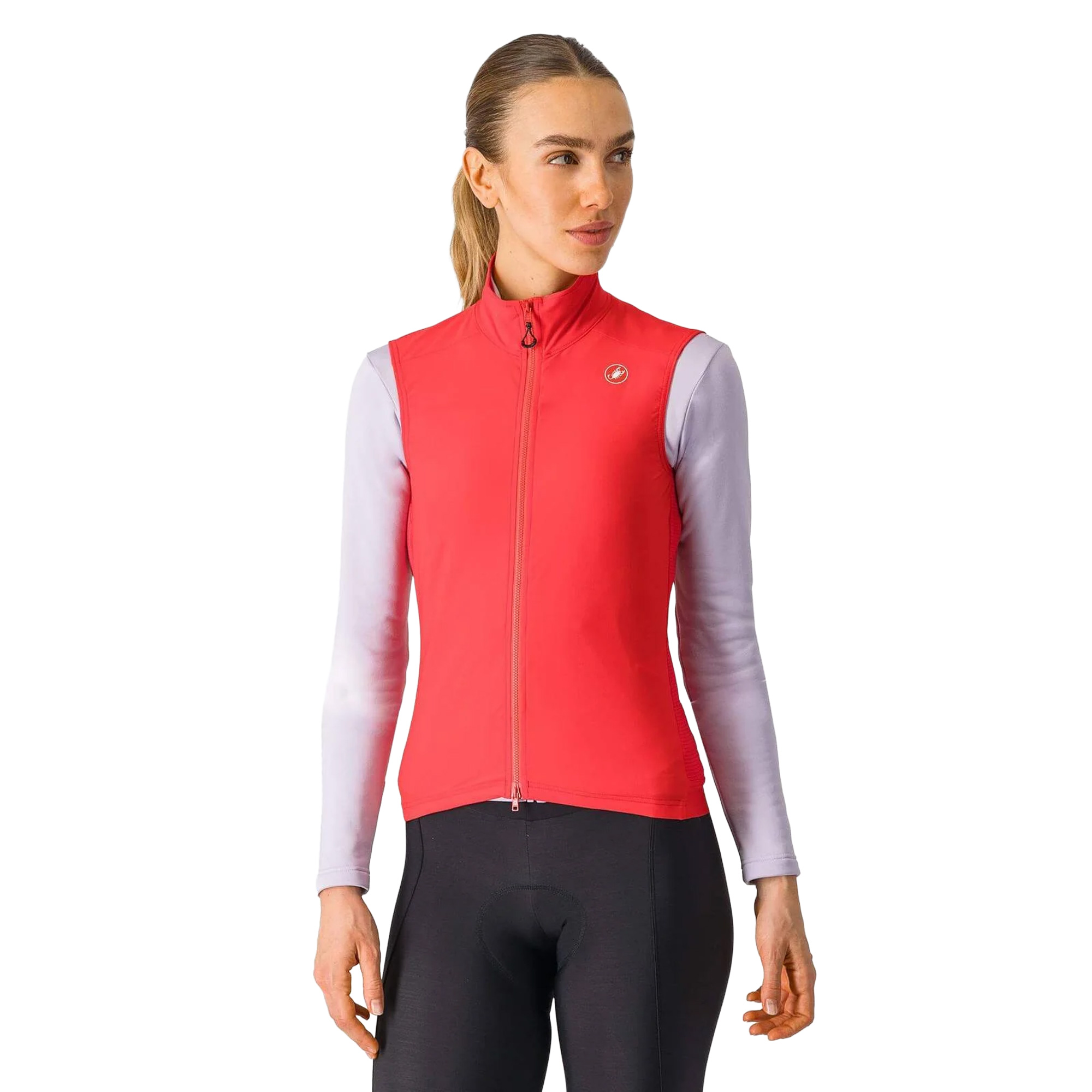 Castelli_Espresso_Womens_Vest_Violet_Pink_Dark_Grey_1